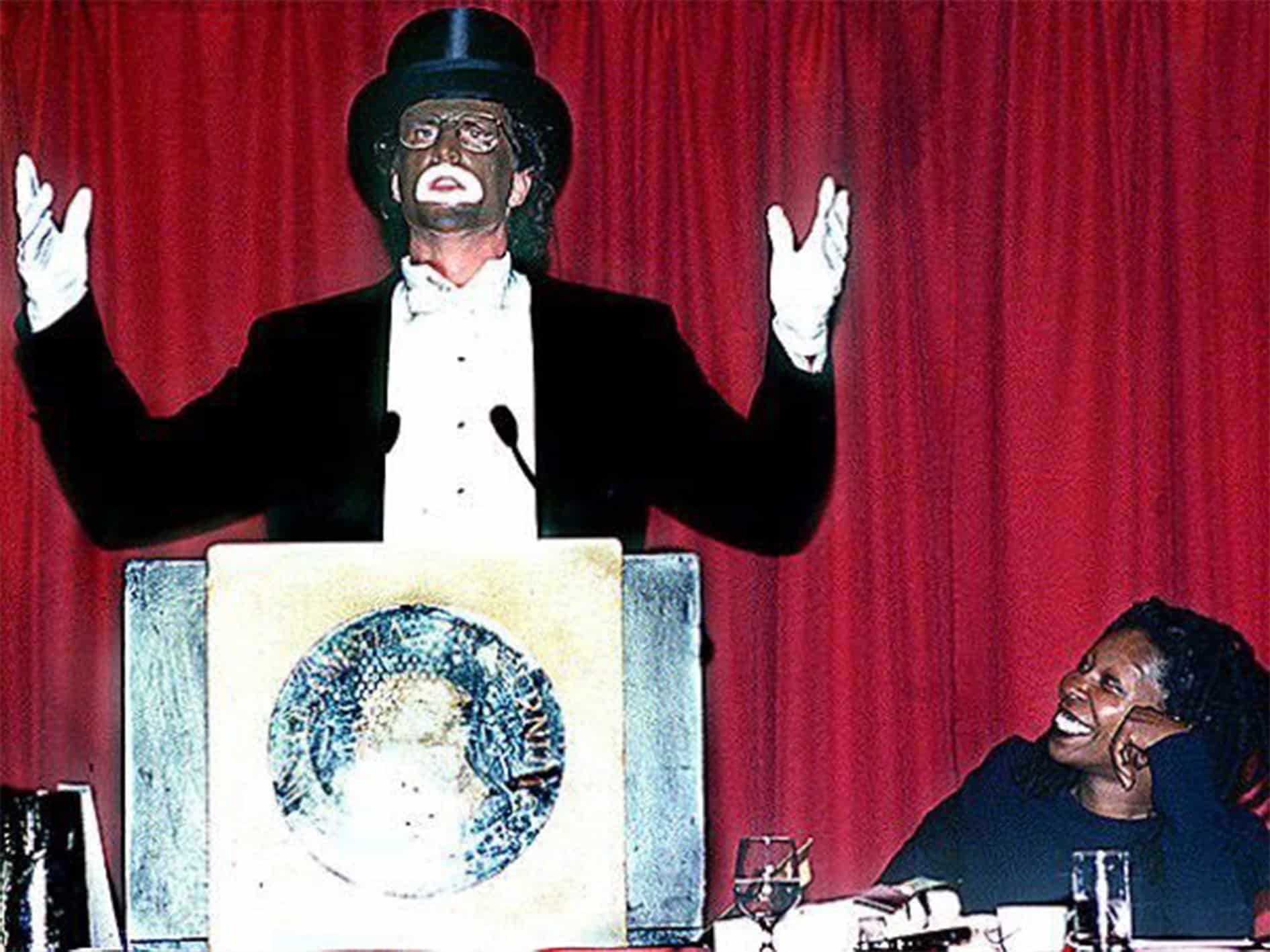 Ted Danson in blackface
