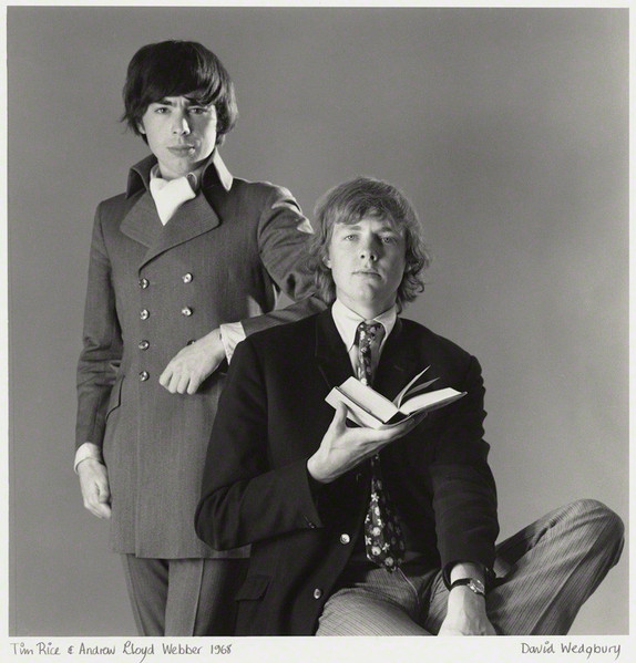 Webber & Rice, photo via discogs.com https://www.discogs.com/artist/1677801-Andrew-Lloyd-Webber-And-Tim-Rice
